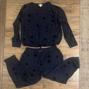 GAP Women's Navy Star Pajama Set